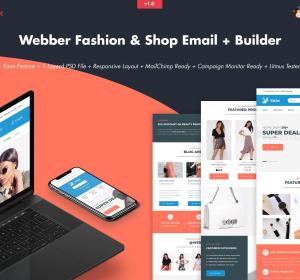 Webber - Fashion, Shop & Store Email + Builder