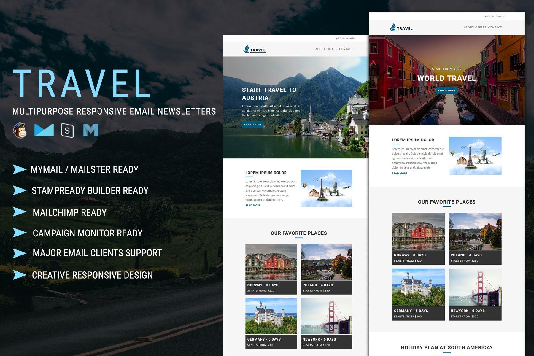 Travel - Multipurpose Responsive Email Template