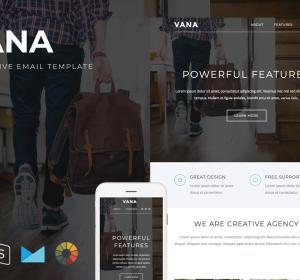 Vana - Responsive Email + StampReady Builder