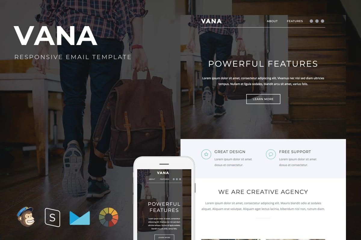 Vana - Responsive Email + StampReady Builder