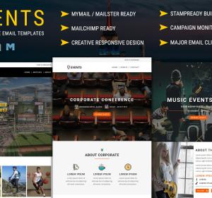 EVENTS - Multipurpose Responsive Email Templates