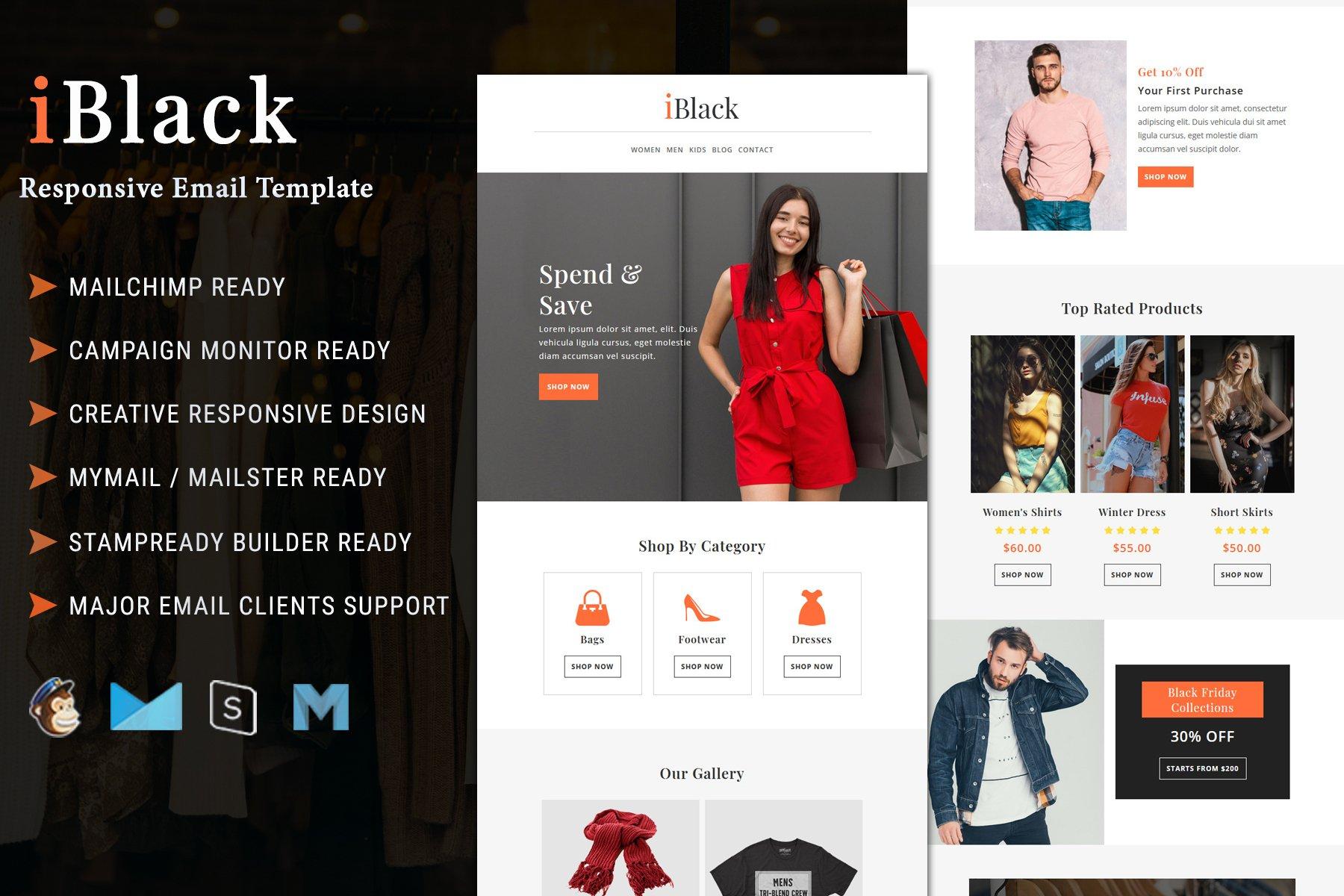 iBlack - Black Friday Email Newsletter Template