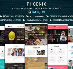 PHOENIX - Multi-Concept Responsive Email Pack