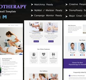 Physiotherapy - Responsive Email Template