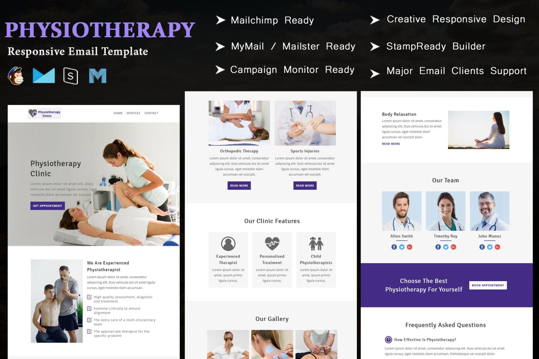 Physiotherapy - Responsive Email Template