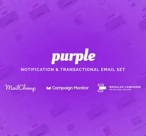 Purple - Notification Email Templates