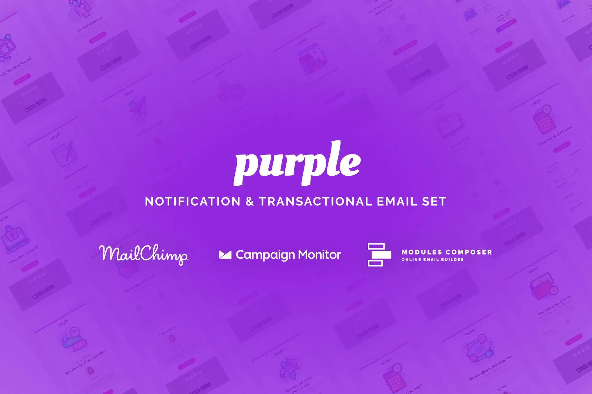 Purple - Notification Email Templates