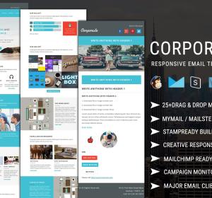 Corporate - Responsive Email Newsletter Templates