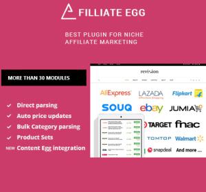 Affiliate Egg – Niche Affiliate Marketing WordPress Plugin