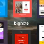 Bignote - 24 Unique Responsive Email Notification