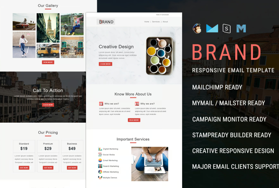 Brand - Multipurpose Responsive Email Template