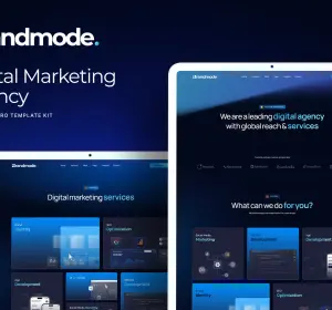 Brandmode - Digital Marketing Agency Elementor Pro Template Kit