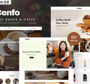 Cenfo - Coffee Shops & Cafes Shopify 2.0 Theme