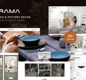 Cerama - Ceramics & Pottery Decor Shopify Theme