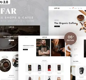 Cofar - Coffee Shops & Cafes Shopify 2.0 Theme