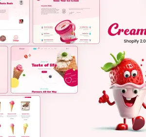 Creamoo - Ice Cream & Cake Shop Shopify Theme