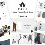 Culot - Minimal Fashion Shopify Theme