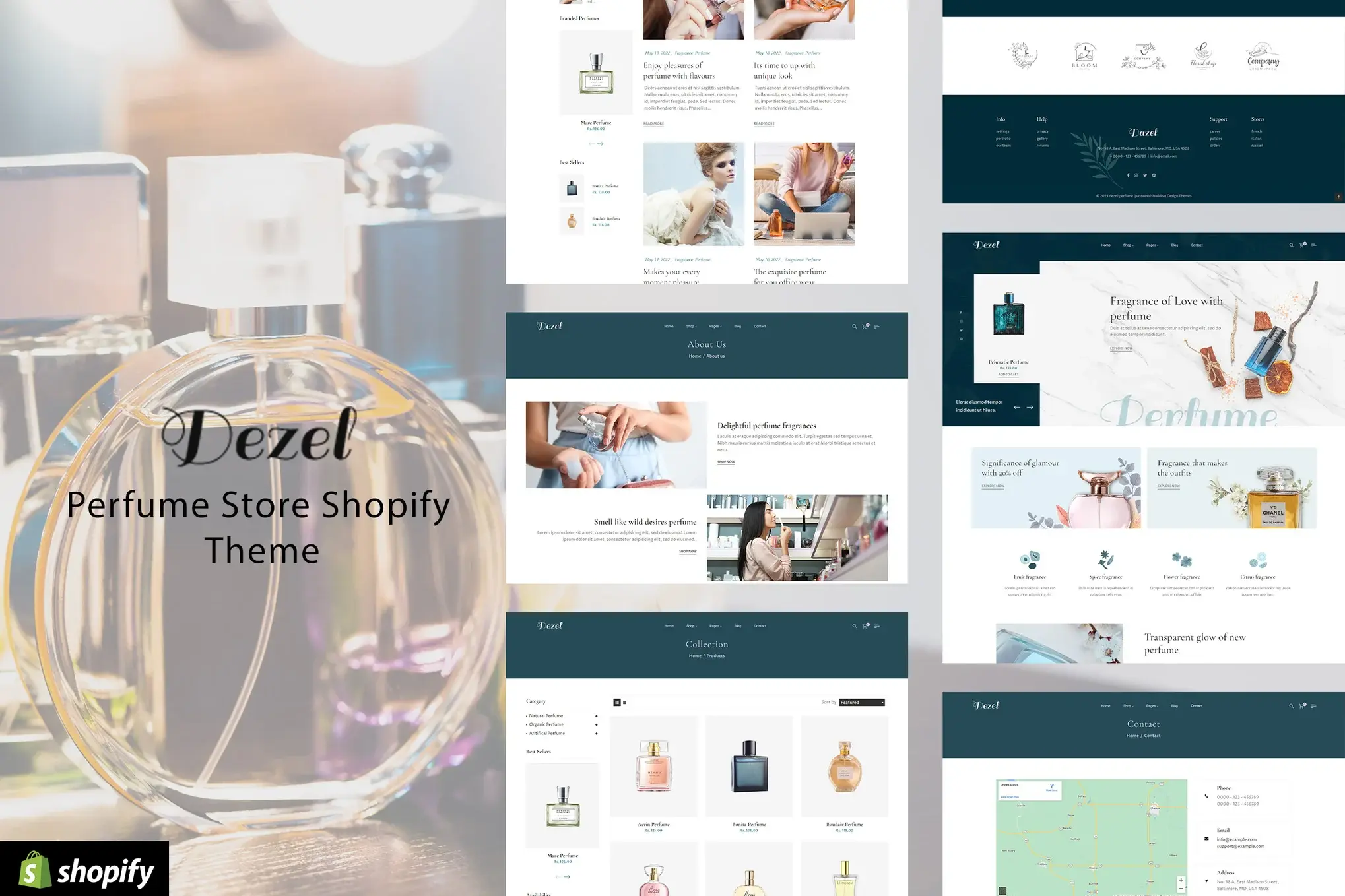 Dezel - Perfume Cosmetics Store Shopify Theme