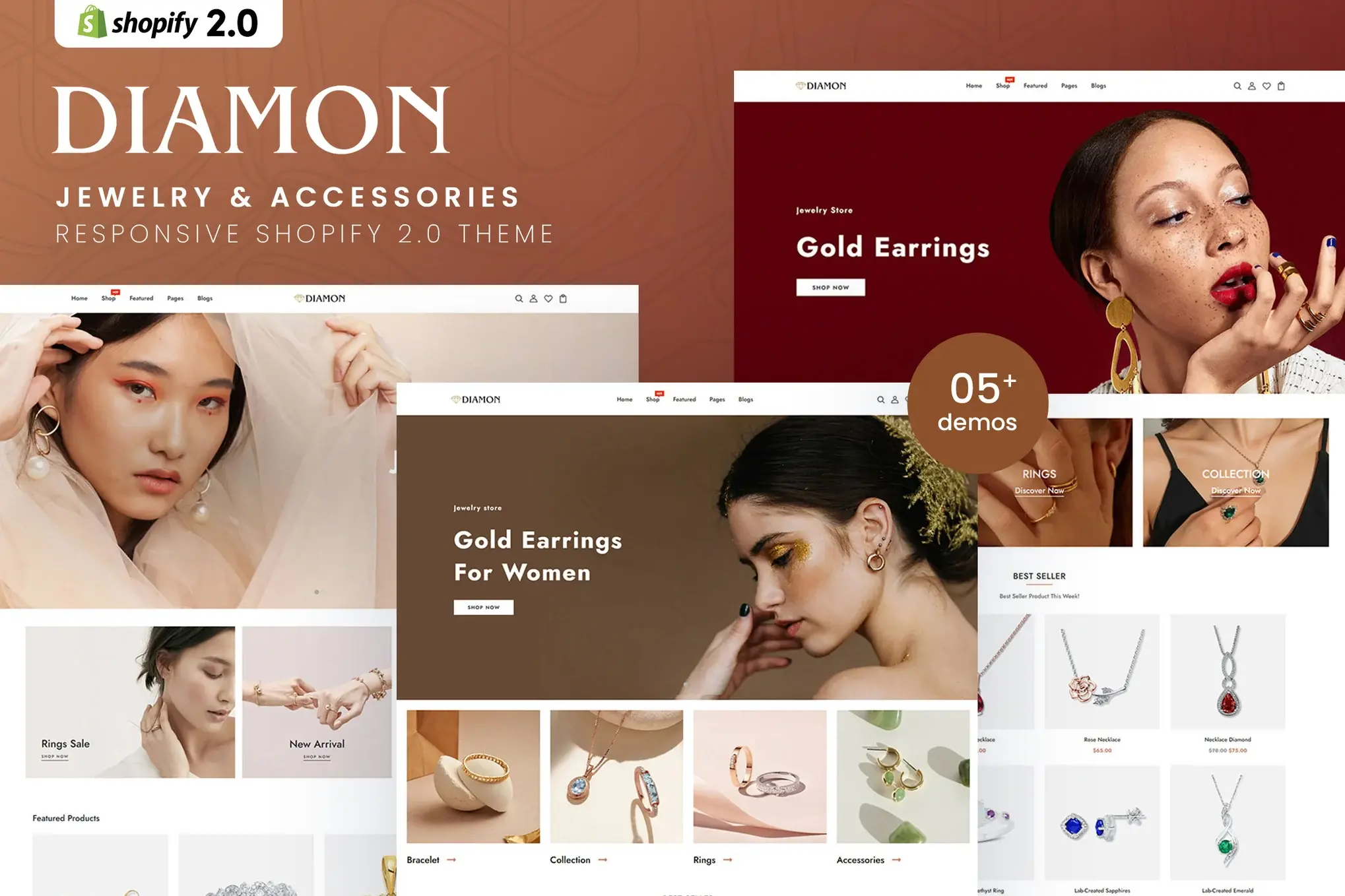 Diamon - Jewelry & Accessories Shopify 2.0 Theme