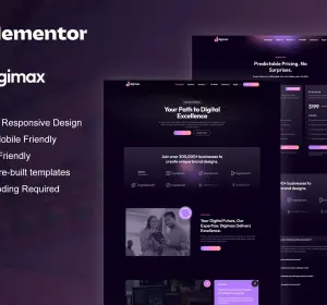 Digimax - Digital Marketing Agency Elementor Pro Template Kit