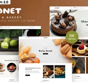 Donet - Cake & Bakery Responsive Shopify 2.0 Theme