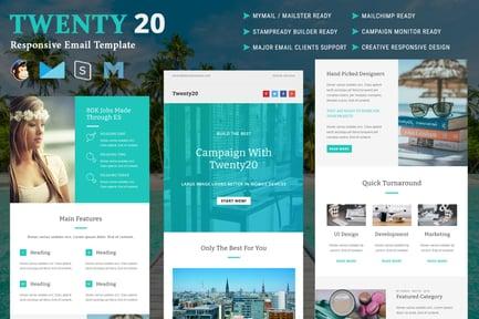 Twenty20 - Multipurpose Responsive Email Template