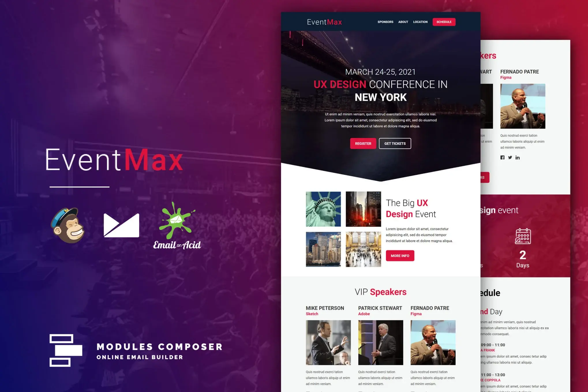 EventMax - Event / Conference Responsive Email