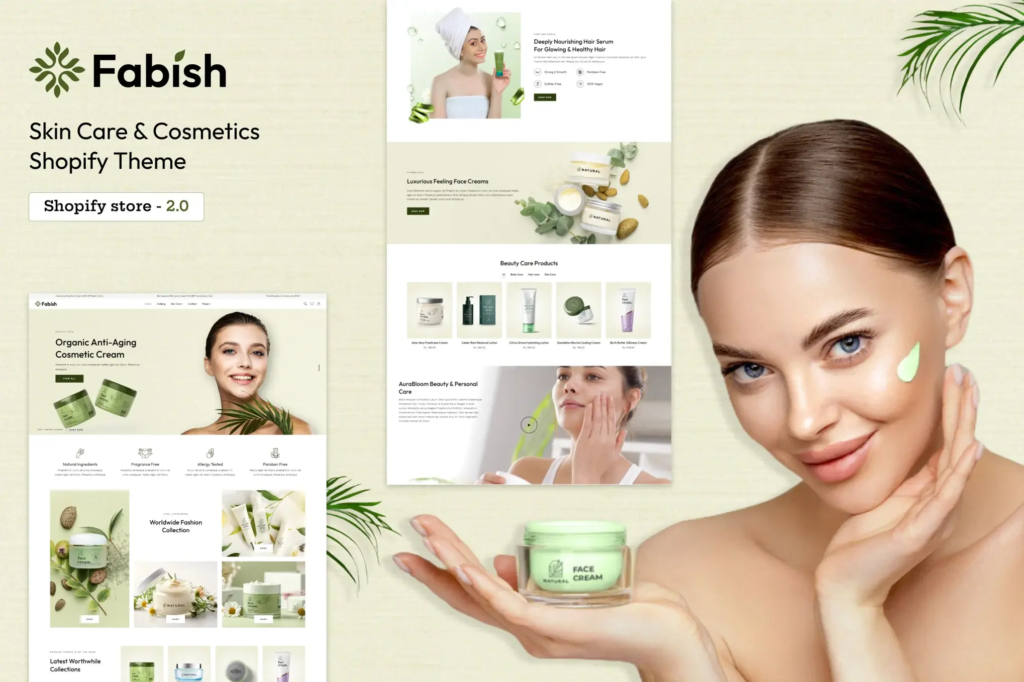 Fabish - SkinCare Cosmetics Store Shopify Theme