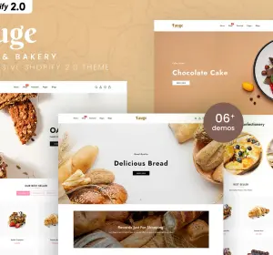 Fauge - Cake & Bakery Responsive Shopify 2.0 Theme