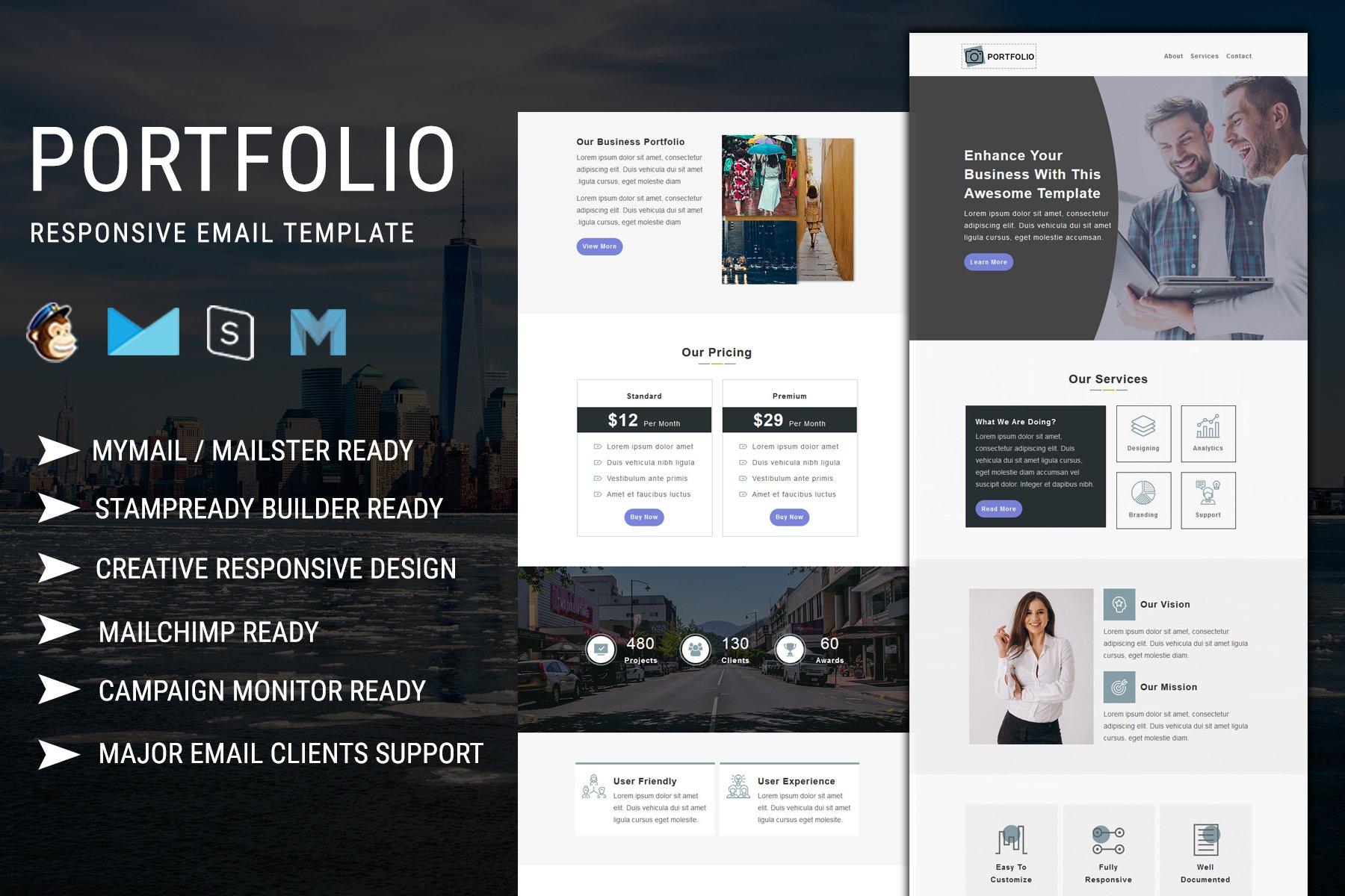 Portfolio - Multipurpose Responsive Email Template