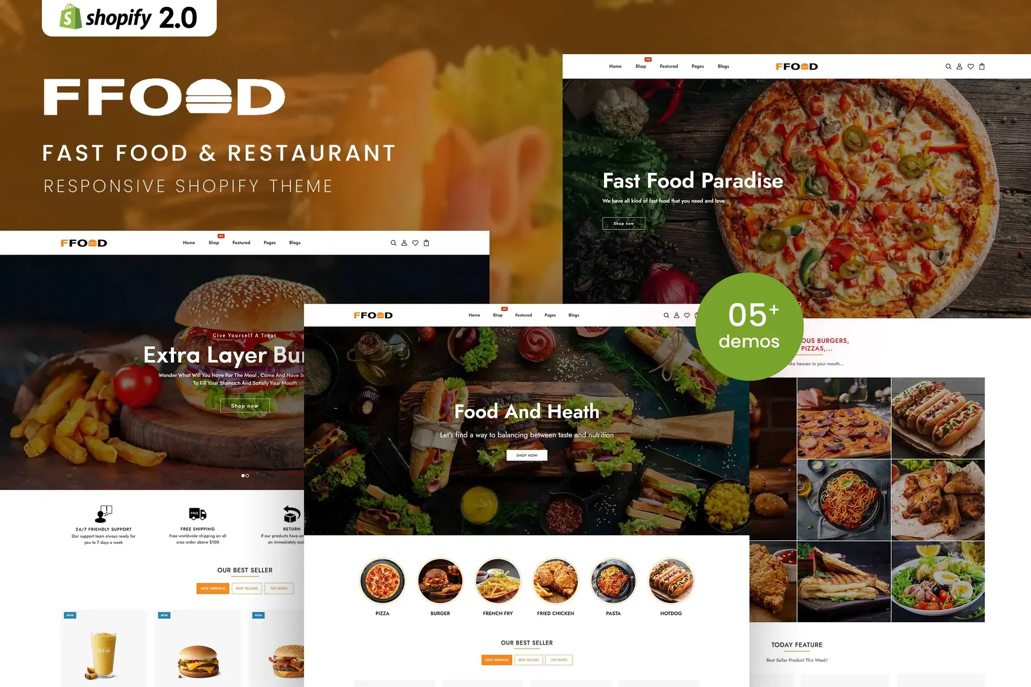 FFood - Fast Food & Restaurant Shopify 2.0 Theme