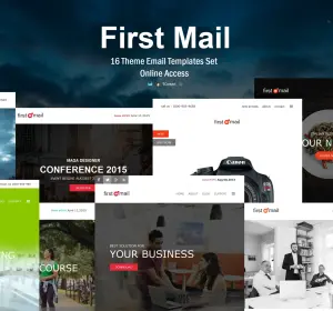 First Mail - 16 Unique Theme Email Templates Set