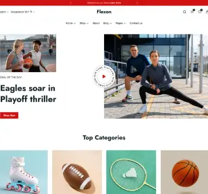 Flexon - Sports Accessories Shopify Theme