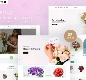 Flocie - Flower Shop & Florist Shopify 2.0 Theme By ShopiLaunch