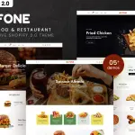 Fone - Fast Food & Restaurant Shopify 2.0 Theme