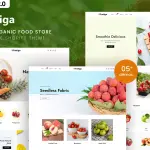 Fretiga - Fruits Organic Food Shopify 2.0 Theme