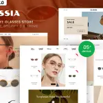 Glassia - Modern Eye Glasses Shopify 2.0 Theme