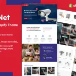 Gnet - CCTV, Home Automation Store Shopify Theme