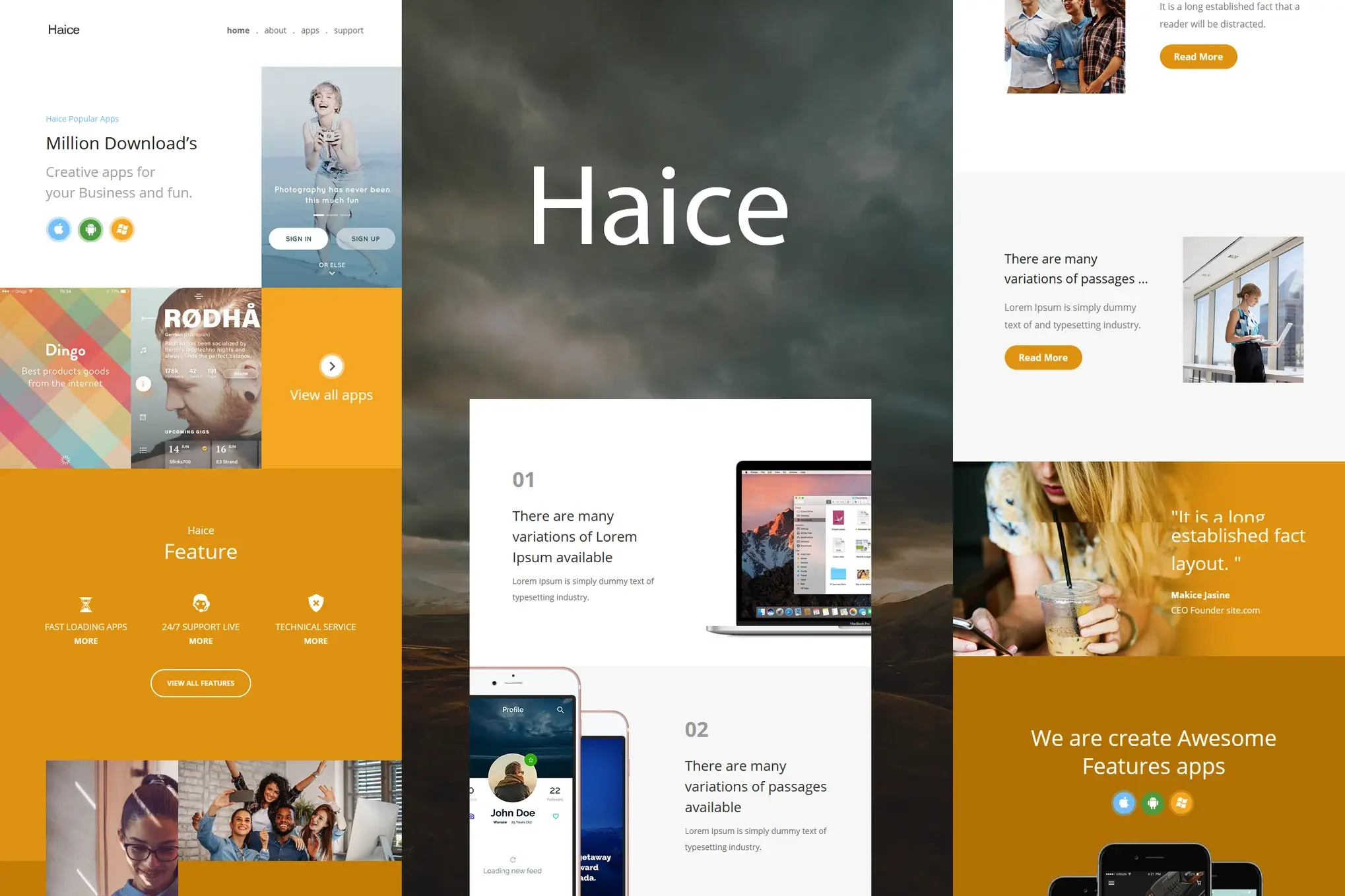 Haice Mail - Responsive E-mail Template