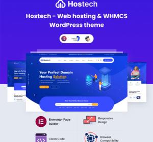 Hostech – Web hosting & WHMCS WordPress theme
