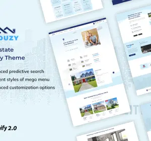 Houzy - Directory Listing, Property shopify Theme.