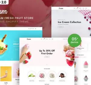 Iceam - Ice Cream Shop Shopify 2.0 Theme