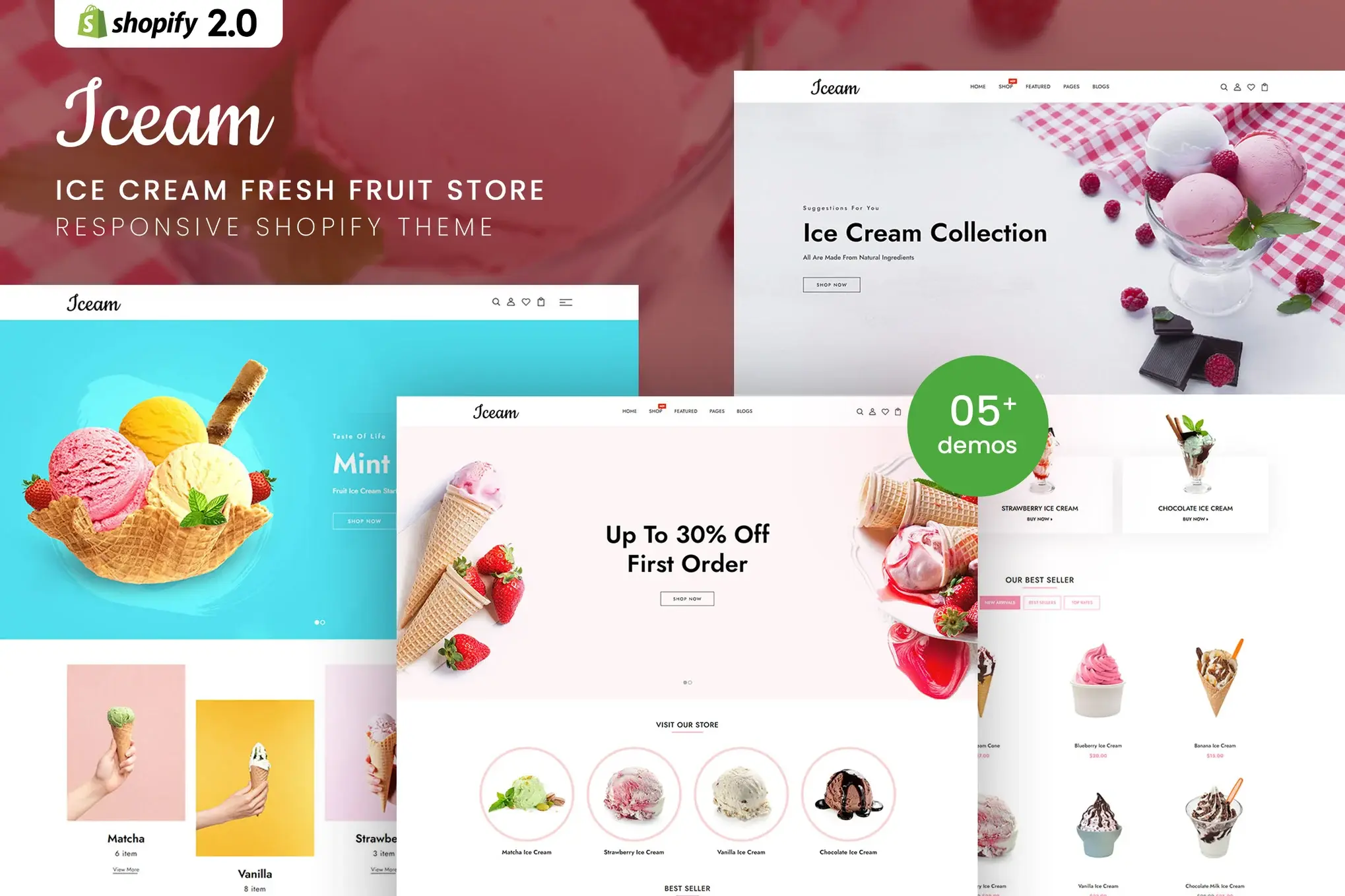 Iceam - Ice Cream Shop Shopify 2.0 Theme