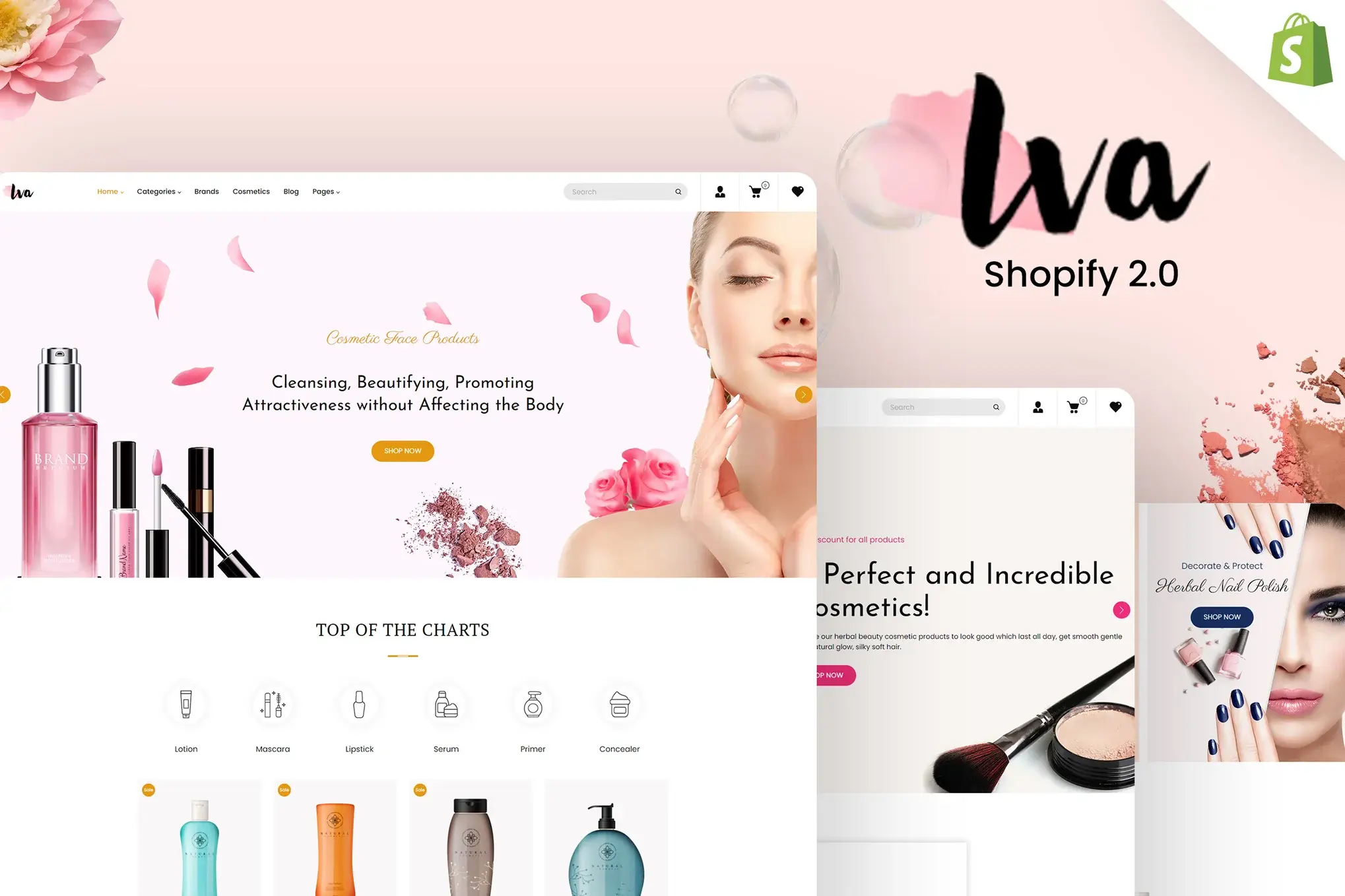 Iva - Cosmetics Shopify Theme