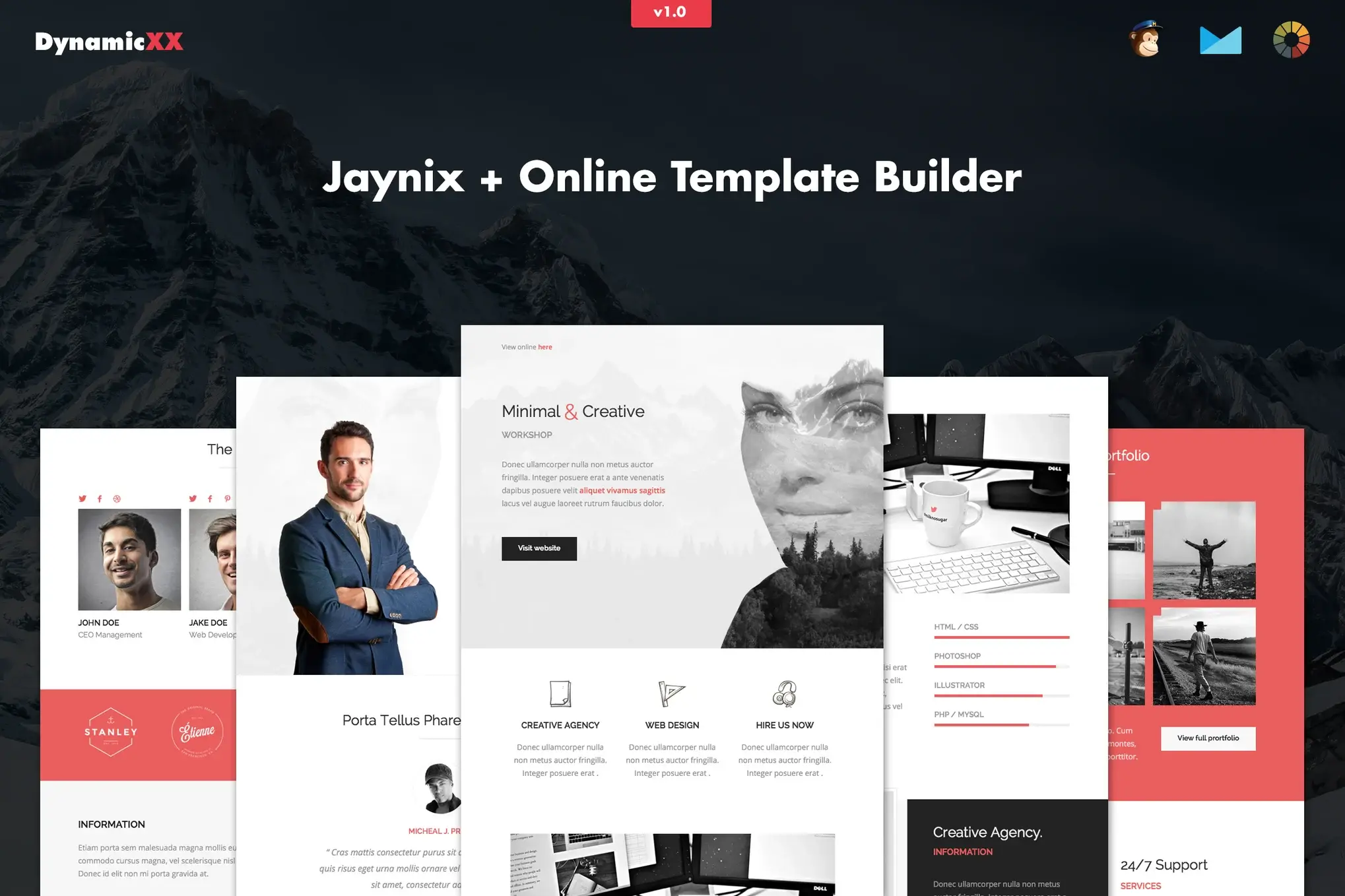 Jaynix - Responsive Corporate Portfolio Email