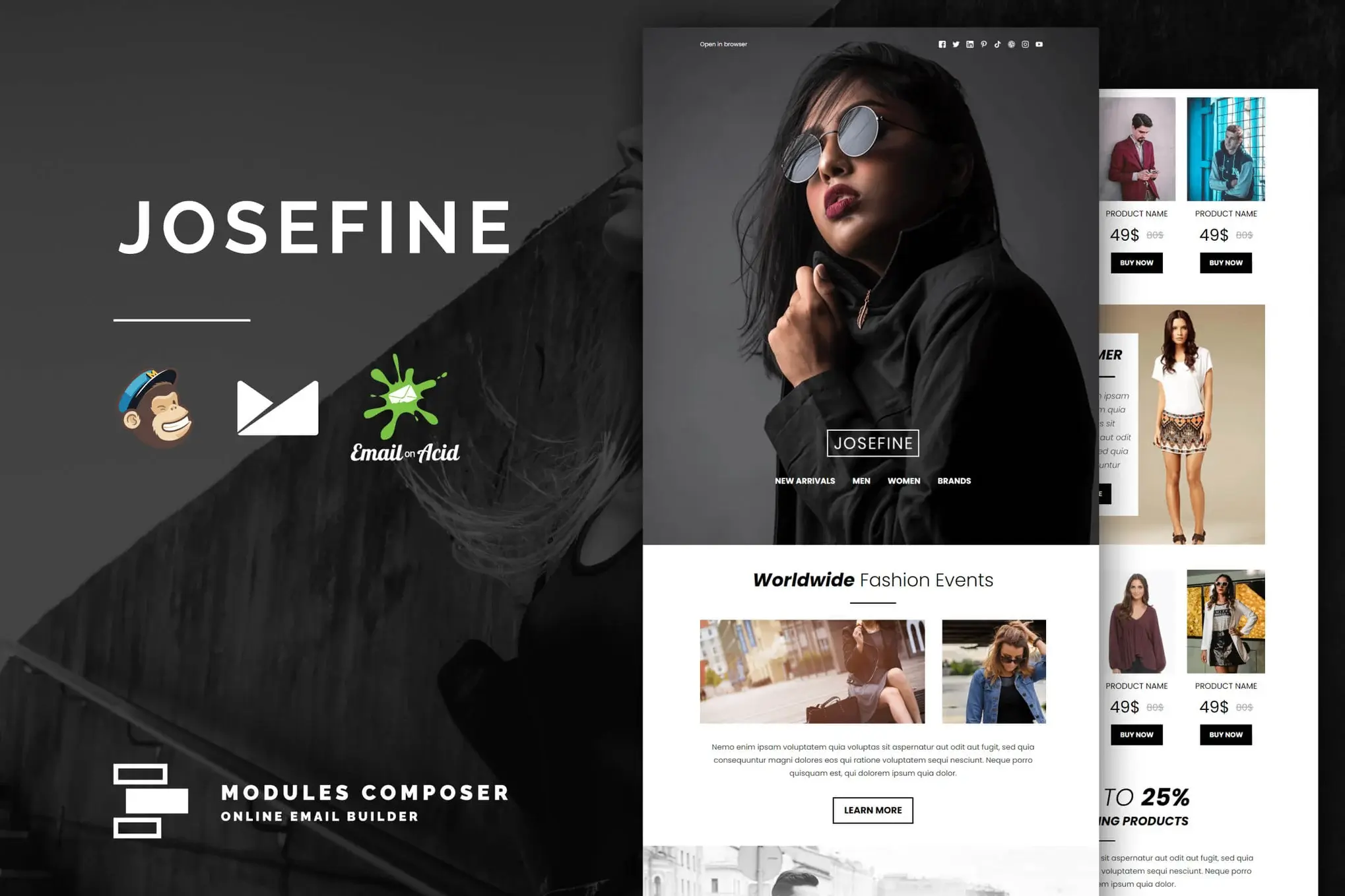 Josefine - E-commerce Responsive Email Template