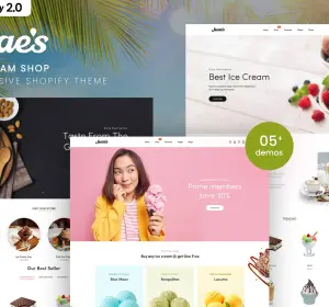 Juaes - Ice Cream Shop Responsive Shopify Theme