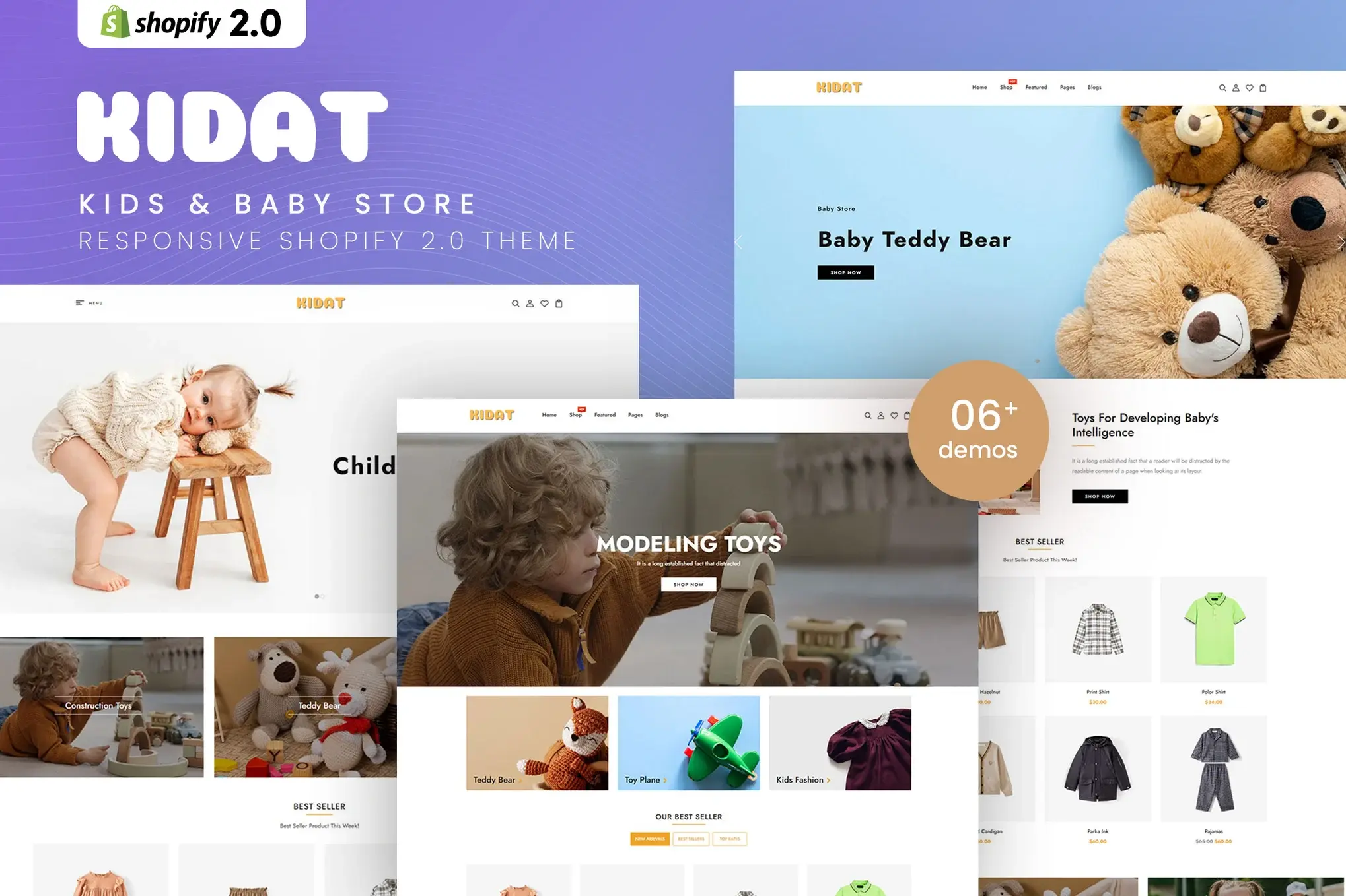 Kidat - Kids & Baby Store Shopify 2.0 Theme