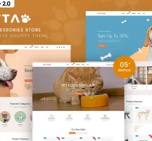 Kitta - Pet Accessories Store Shopify 2.0 Theme