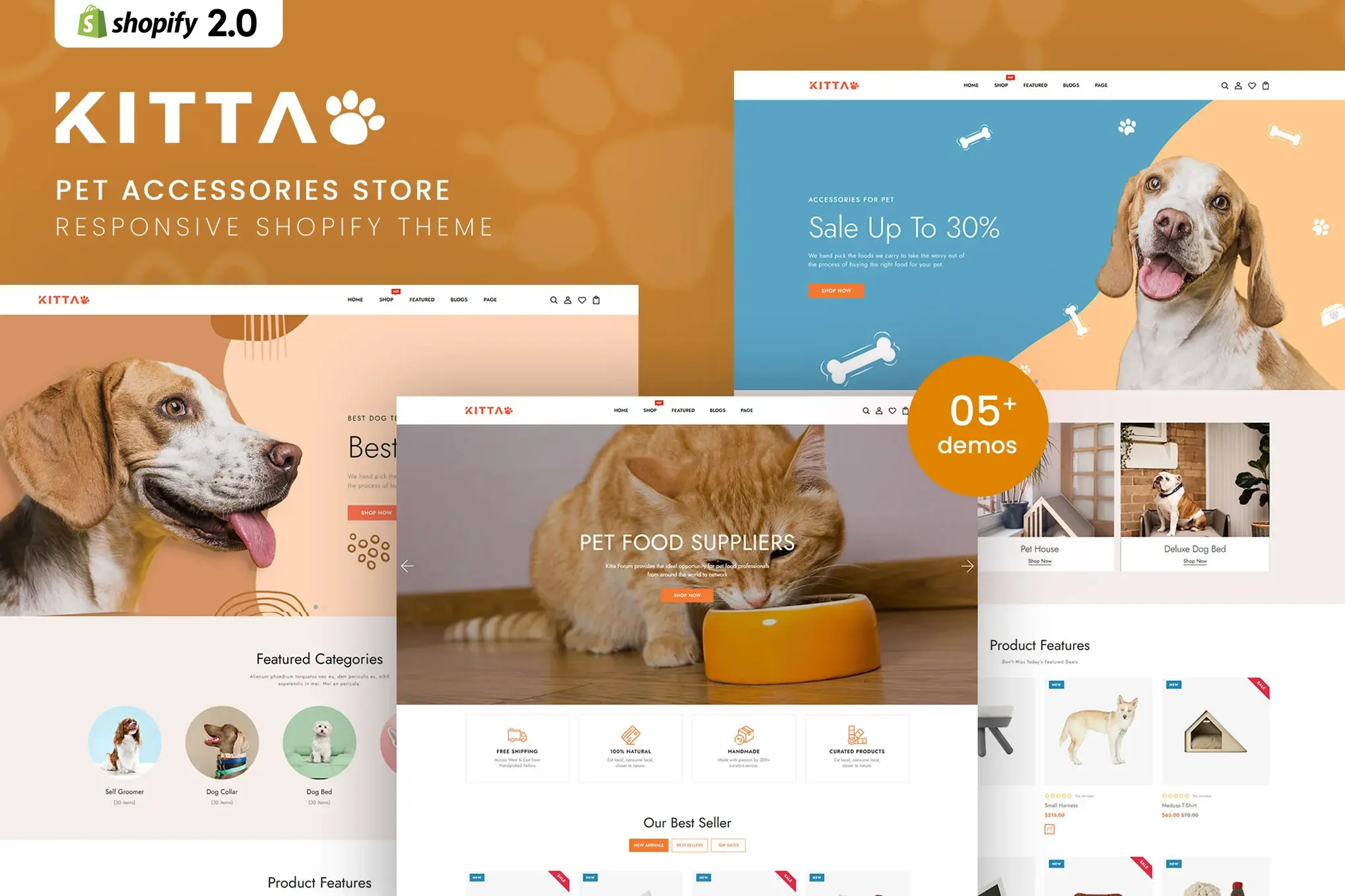 Kitta - Pet Accessories Store Shopify 2.0 Theme